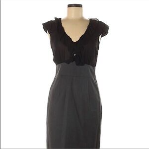 Nougat London Sheer Black and Gray Dress